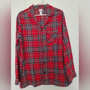 Wondershop Red and Green Plaid Men's Sleepwear